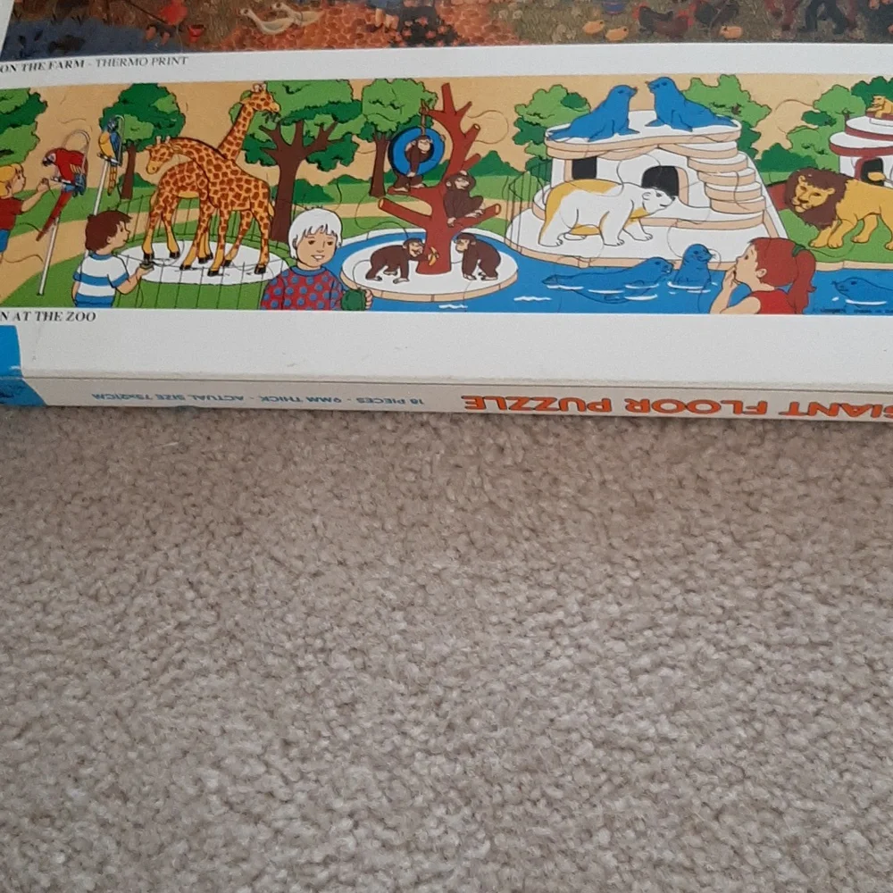 Simplex Giant Floor Puzzle with Zoo Animals